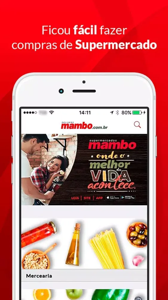 Screenshot di Supermercado Mambo Delivery