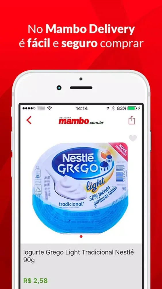Screenshot di Supermercado Mambo Delivery