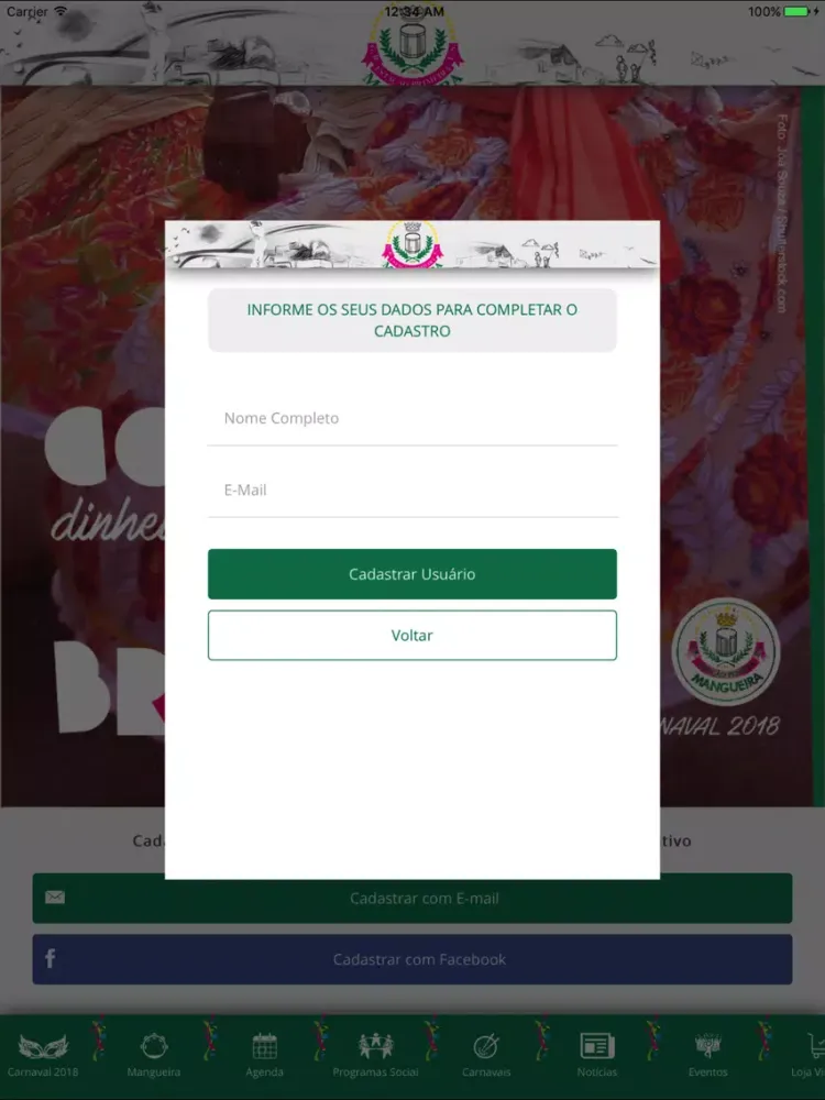 Mangueira Oficial iPad 应用截图