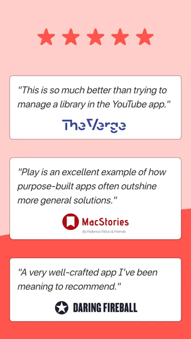 Play: Save Videos Watch Later سکرین شاٹس