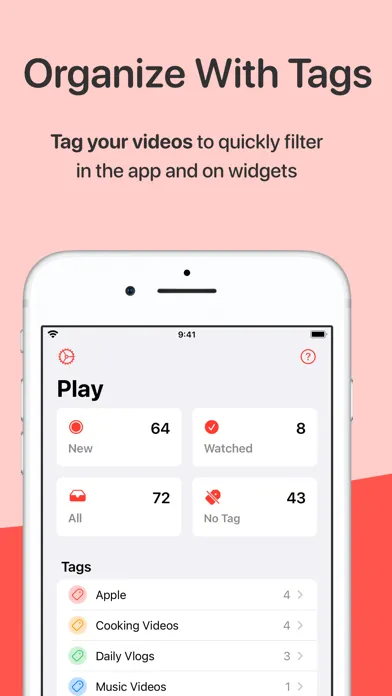 Play: Save Videos Watch Later سکرین شاٹس
