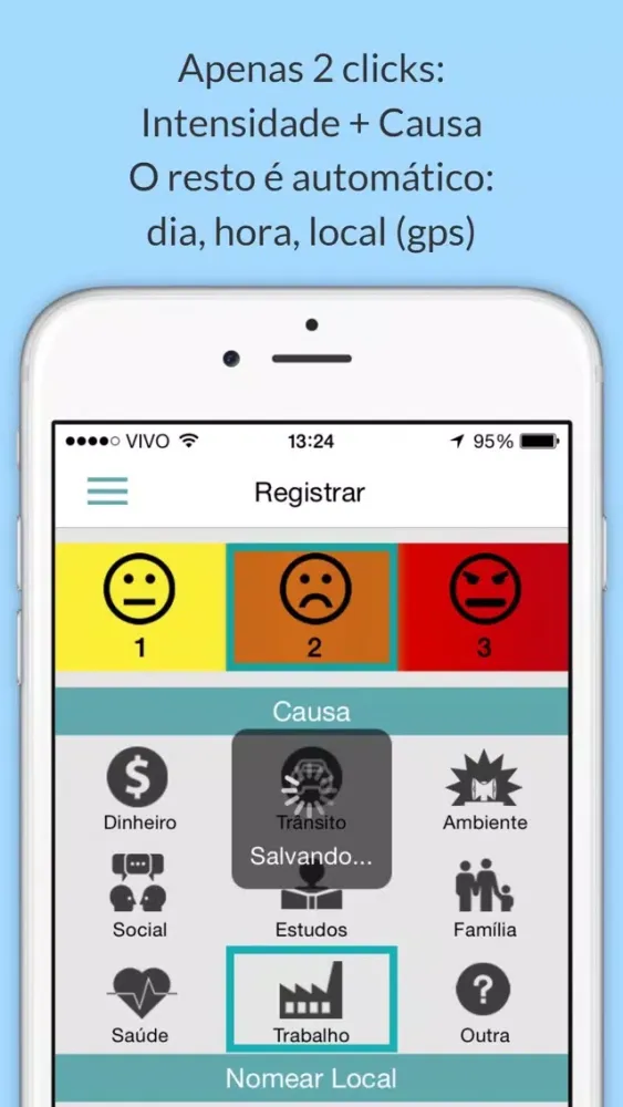 Stresslab - Ferramentas para autocontrole do stress. Para registrar com facilidade as ocorrências diárias de stress, oferecendo recursos, como gráficos e um guia de respiração e relaxamento, que auxiliam no controle e redução do stress. Screenshots