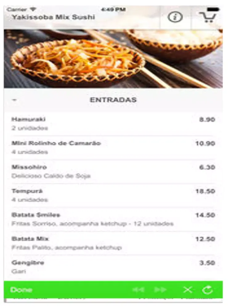 Yakissoba Mix Sushi iPad  스크린샷