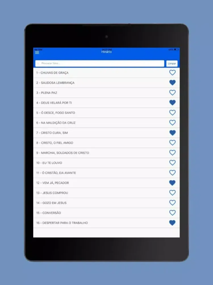 Harpa Cristã Hinos Pro iPad  Screenshots