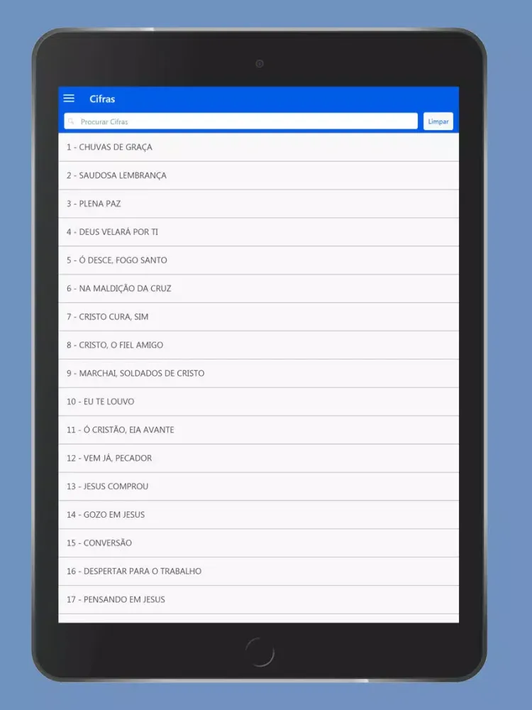 Harpa Cristã Hinos Pro iPad  Screenshots