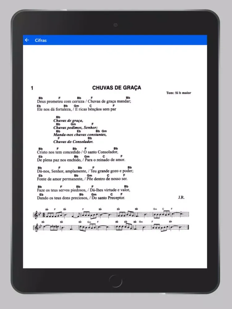Harpa Cristã Hinos Pro iPad  Screenshots