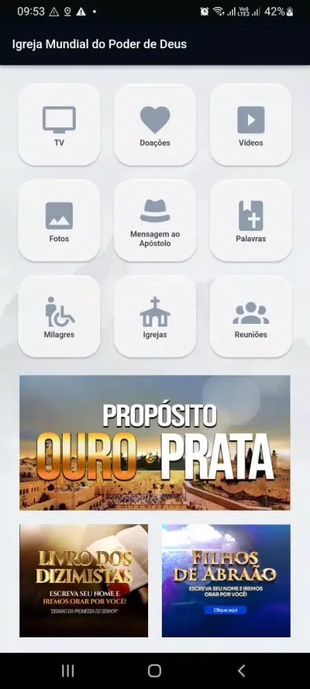 Igreja Mundial Screenshots