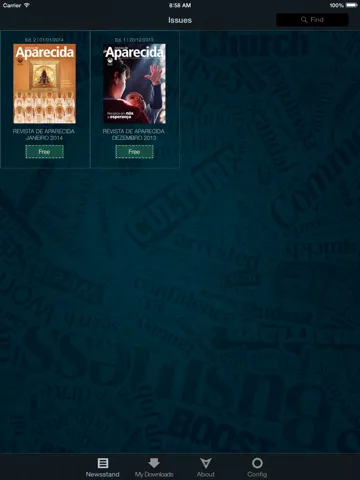 Скриншоты Revista de Aparecida iPad 