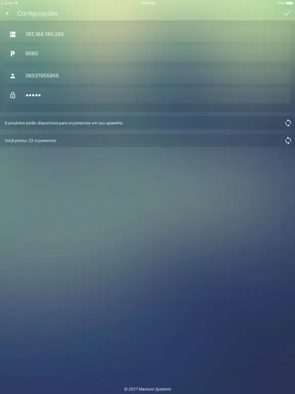 Coacen Orçamentos iPad 应用截图