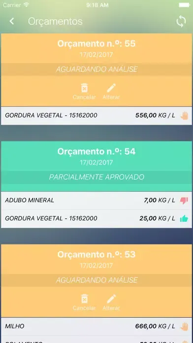 Coacen Orçamentos应用截图