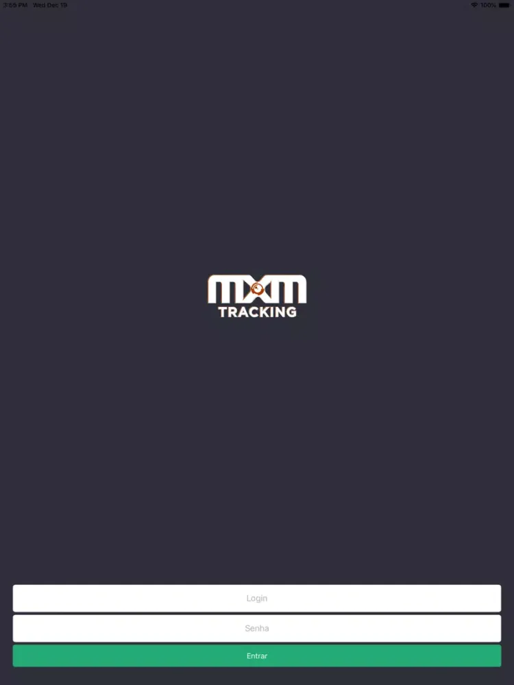 ภาพหน้าจอของ MXM Tracking iPad 