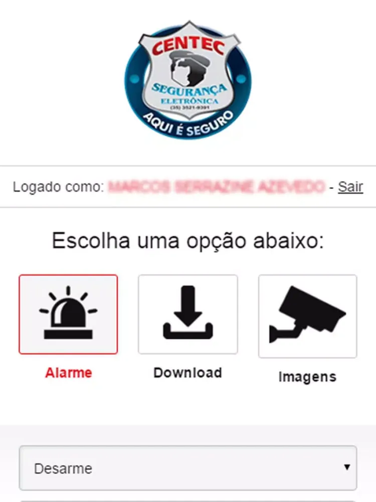 Capturas de pantalla de Centec Segurança iPad 