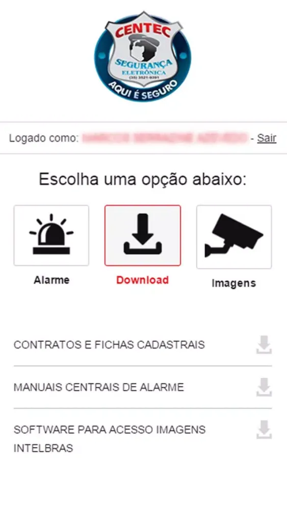 Capturas de pantalla de Centec Segurança