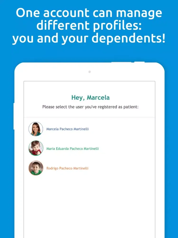 Medicinia Patients iPad  Screenshots