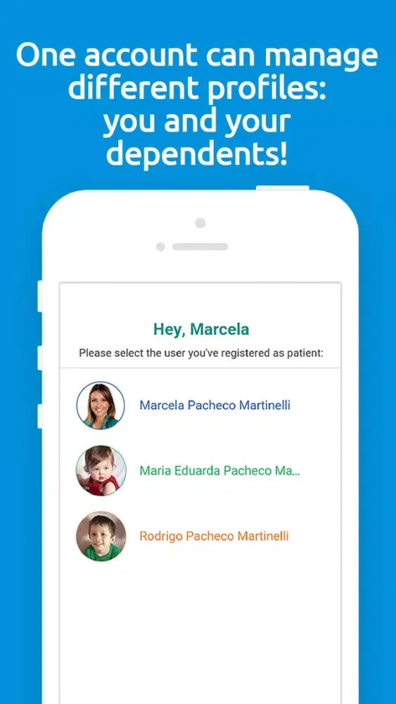 Medicinia Patients Screenshots