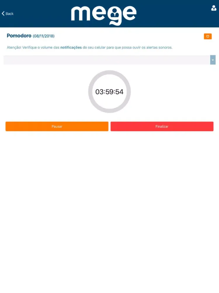 Capturas de pantalla de Mege Gerenciador de Estudos iPad 
