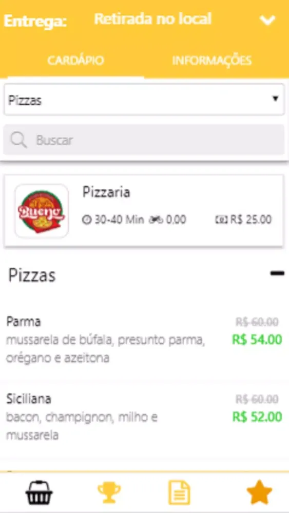 Скриншоты Nova Bueno Pizzaria
