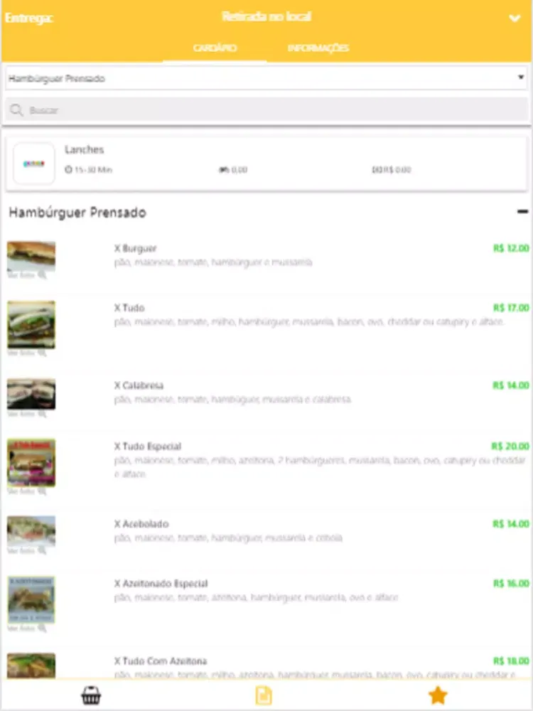 Cantinho Hot Dog Lanches iPad  স্ক্রিনশট