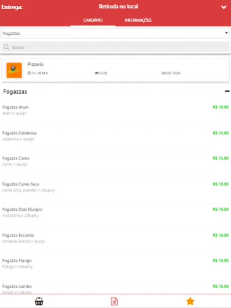 Nostra Pizzaria Itaquera iPad  স্ক্রিনশট