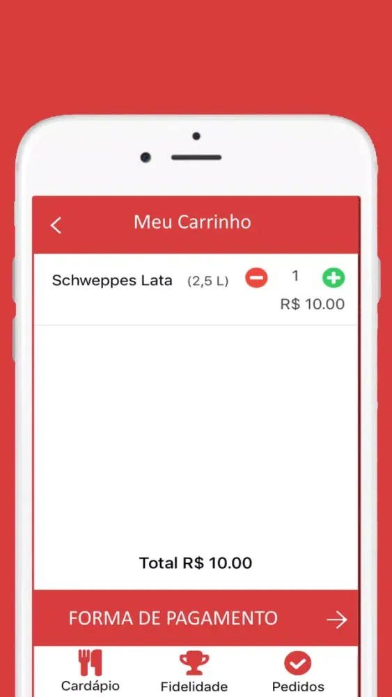 Capturas de tela do Sampa Pizza Delivery