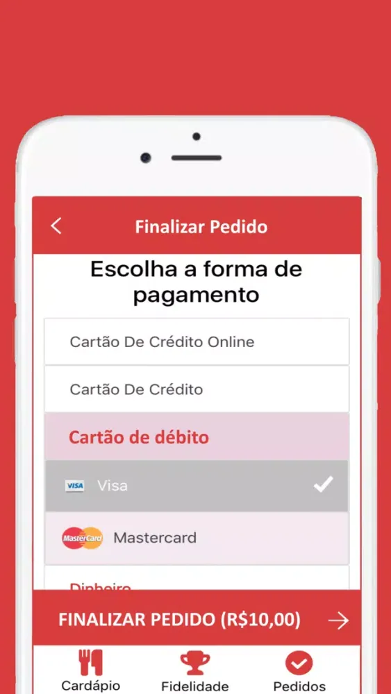 Capturas de tela do Sampa Pizza Delivery