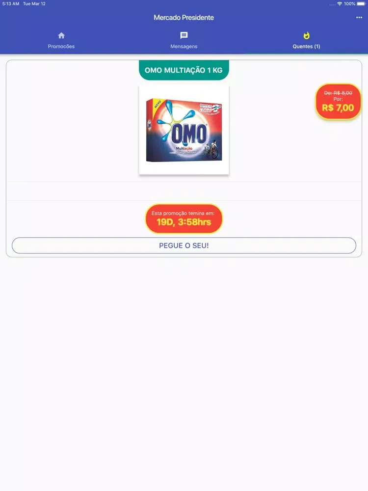 Capturas de pantalla de Mercado Presidente iPad 