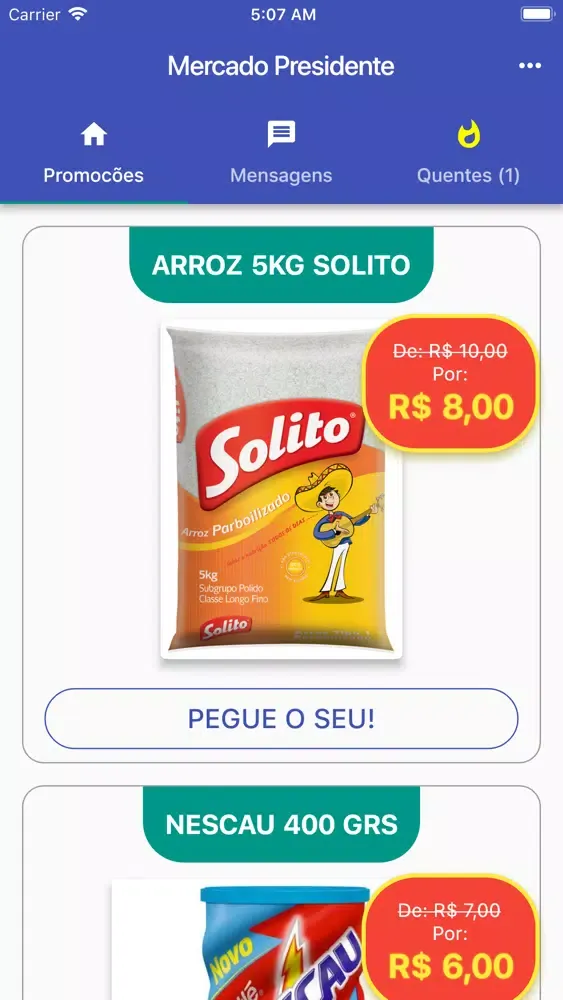 Capturas de pantalla de Mercado Presidente