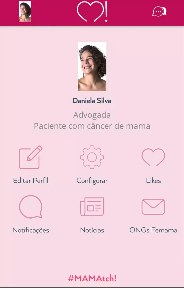 Capturas de pantalla de MAMAtch! OUTUBRO ROSA