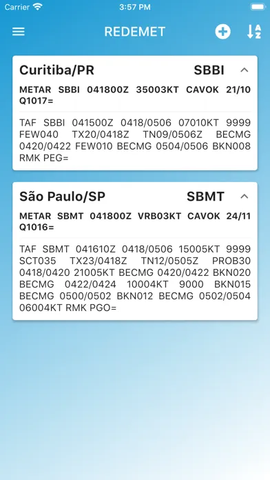 Metarsul Meteorologia Screenshots