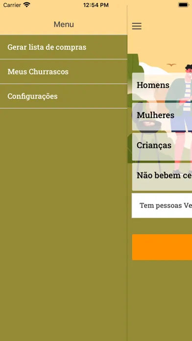 Ảnh chụp màn hình của Meu Churrasco
