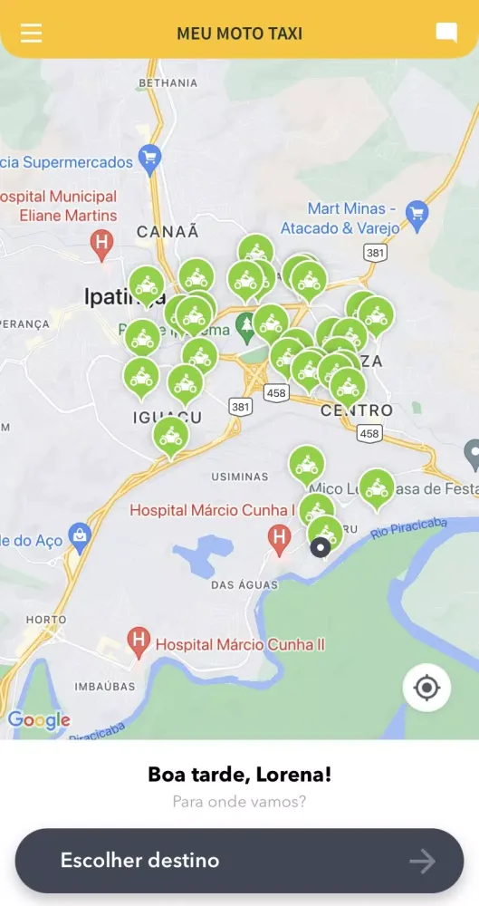 Meu Moto Táxi Screenshots