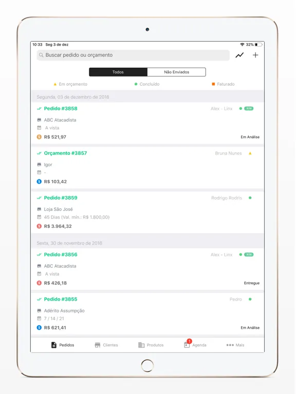 Mercos - app de vendas iPad  স্ক্রিনশট