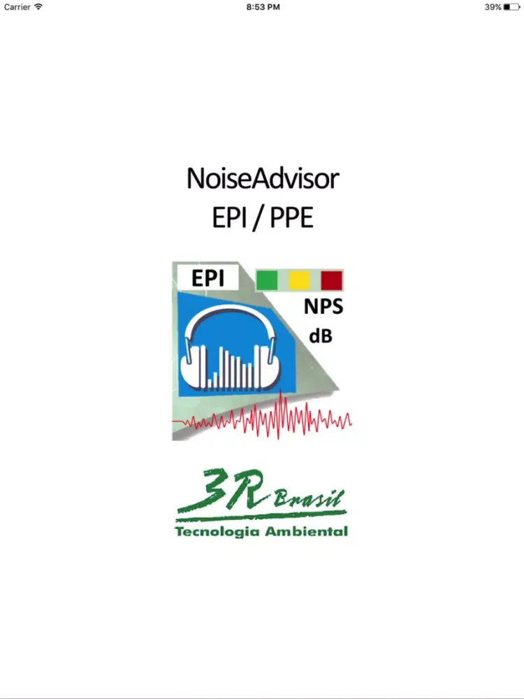ภาพหน้าจอของ NoiseAdvisor EPI PPE iPad 