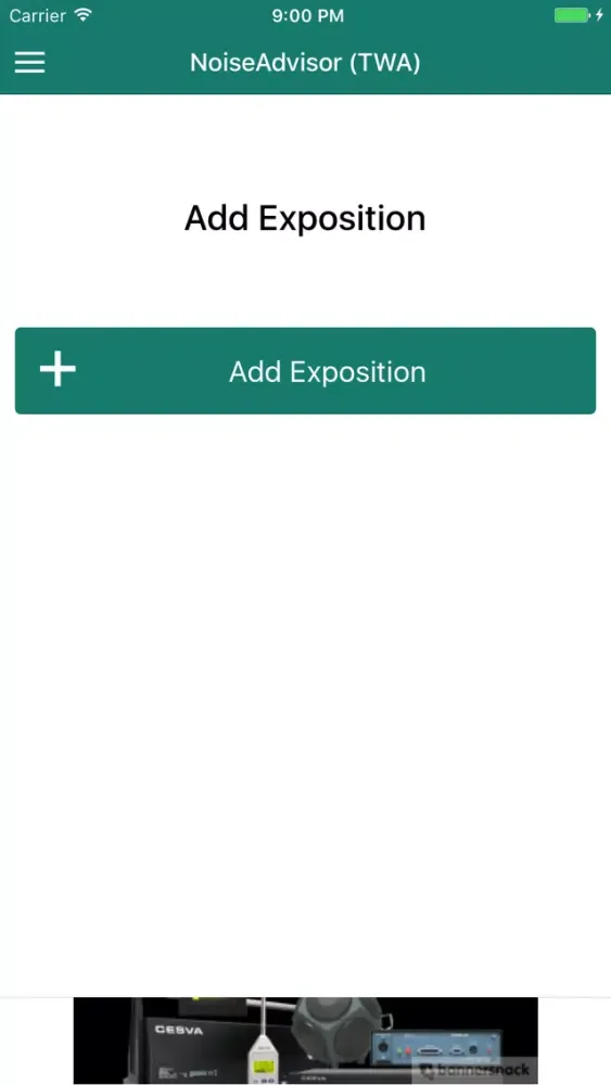 ภาพหน้าจอของ NoiseAdvisor TWA (Lavg) - Noise Exposition