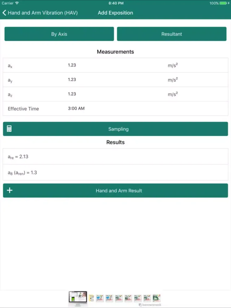 VibAdVisor HAV - Hand and Arm Vibration iPad  Screenshots