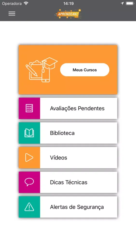 Capturas de tela do Aprendeaki