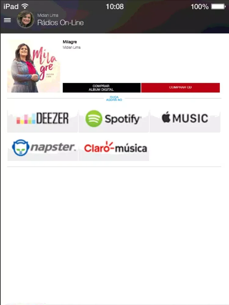 Midian Lima - Oficial iPad  স্ক্রিনশট