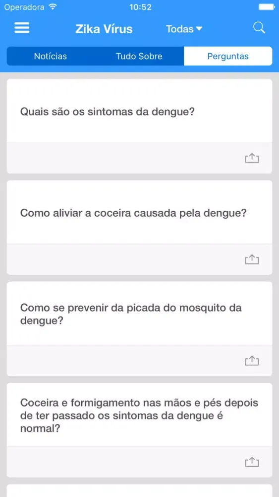 Capturas de pantalla de Zika Vírus - Minha Vida