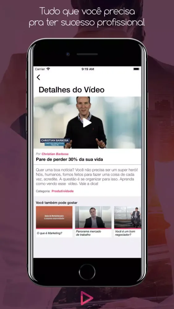 Captures d'écran de Minuto Negócios