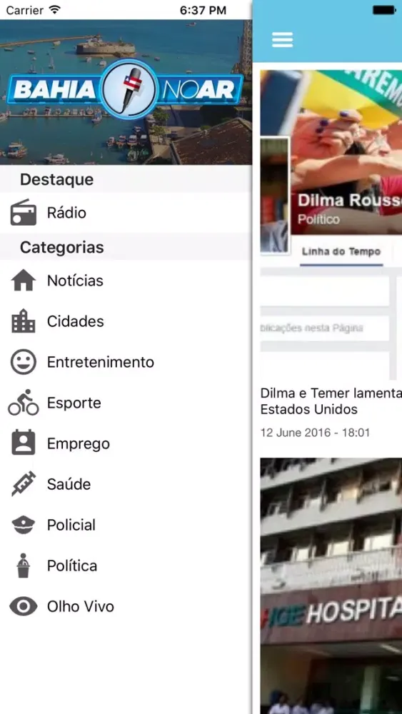 Bahia NO AR应用截图