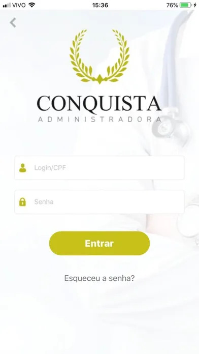 Tangkapan skrin Conquista Med