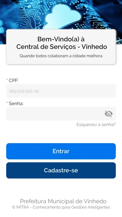 Central de Serviços Vinhedo 스크린샷