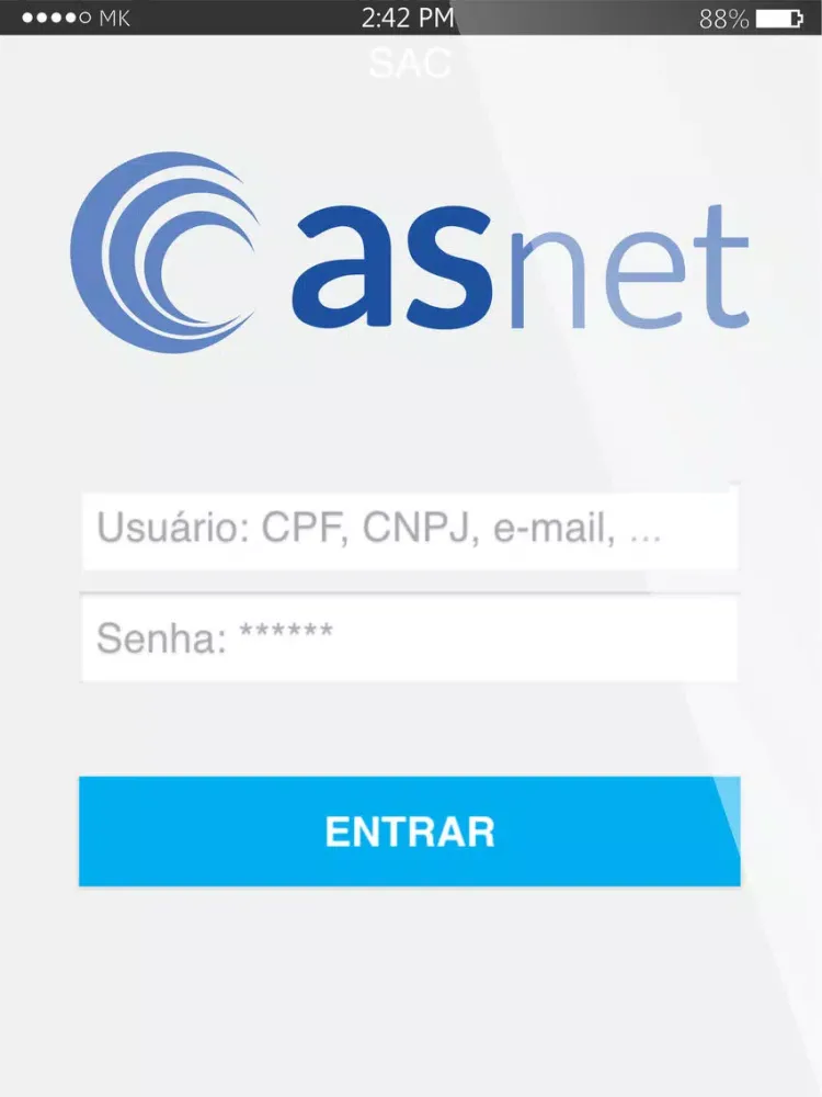 Скриншоты ASNet Sac iPad 