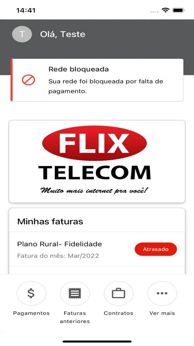 Ảnh chụp màn hình của FLIX TELECOM