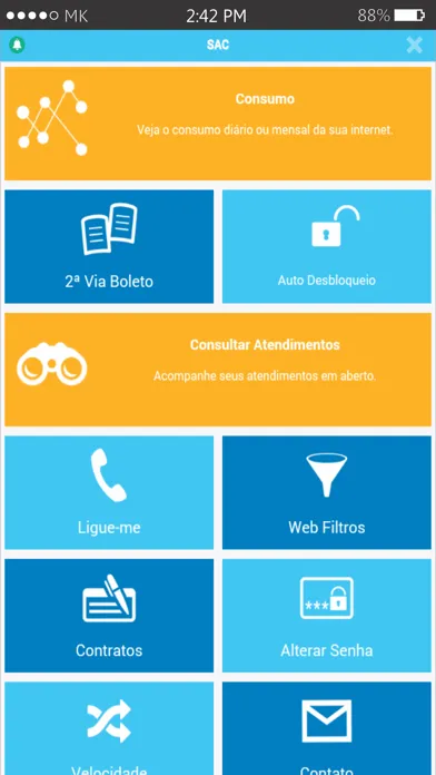Screenshot di WEBNET MOBILE