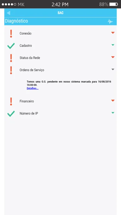 Screenshot di WEBNET MOBILE