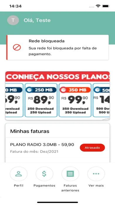 Capturas de tela do Migo AA