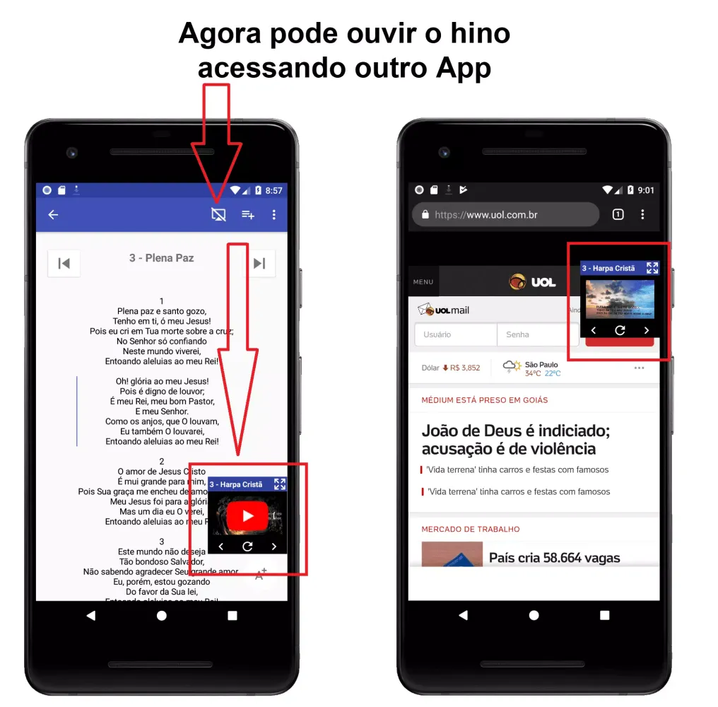Harpa cristã + Corinhos Screenshots