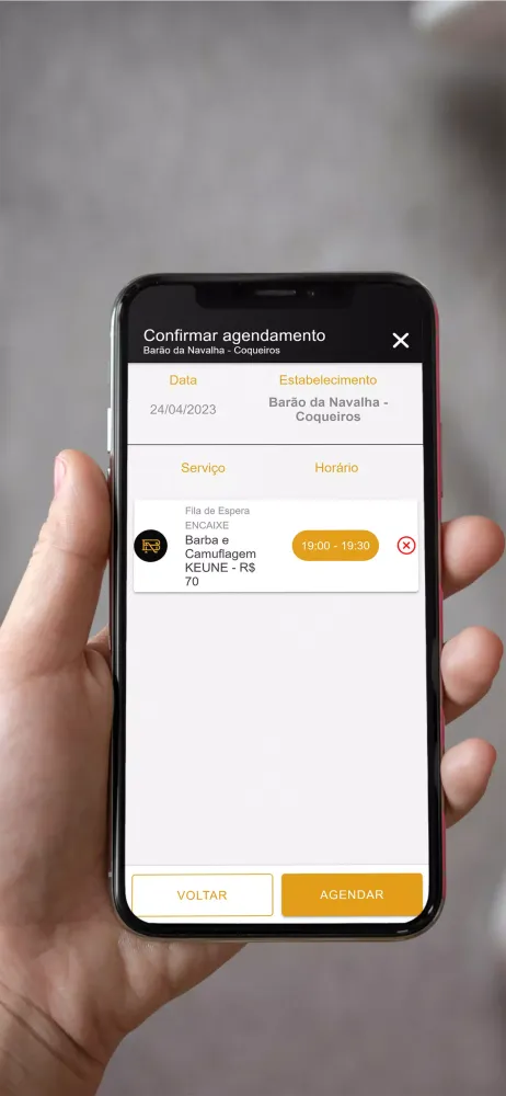Captures d'écran de Barão da Navalha Barbearia