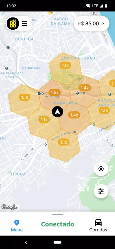Captures d'écran de Mobi88 - Motorista